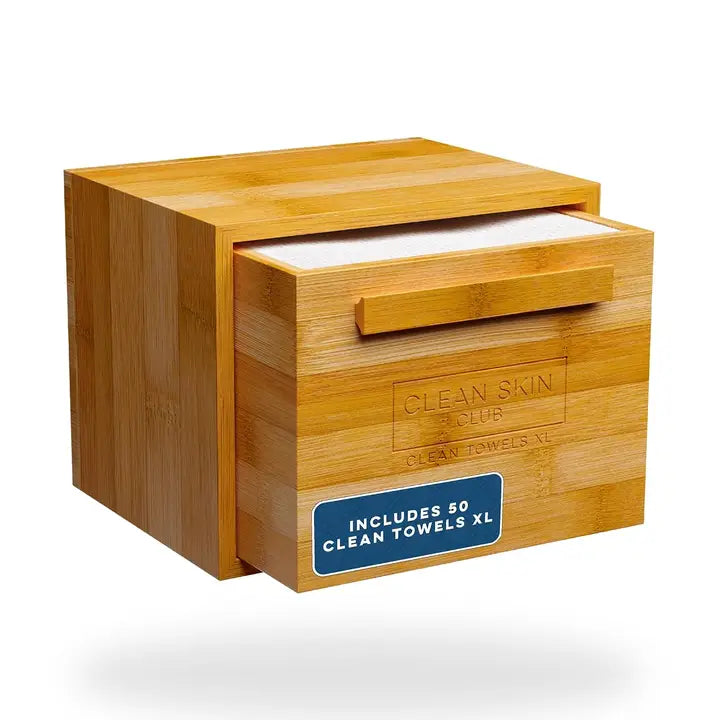 Bamboo Clean Towel Box
