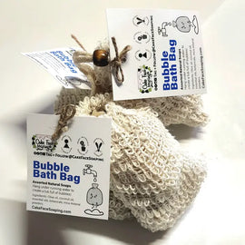 Natural Bubble Bath Bag