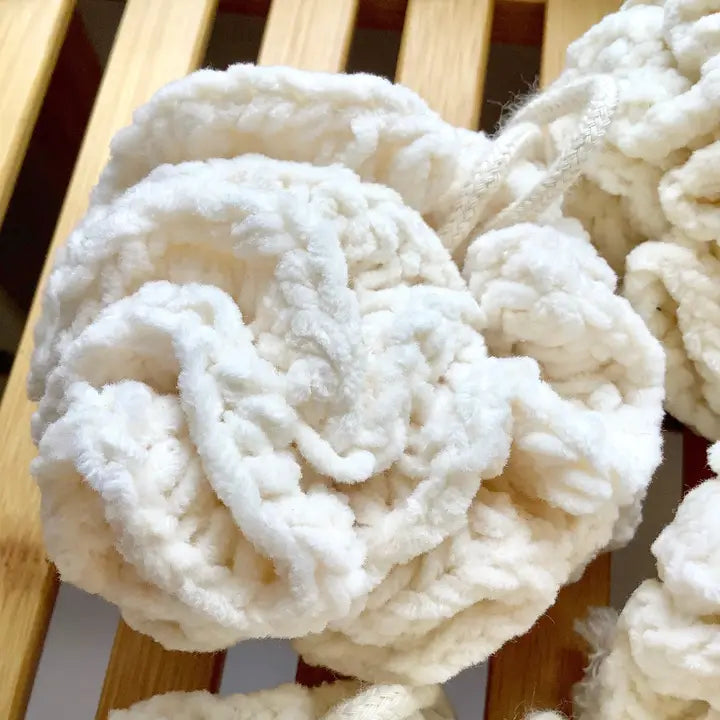 Cotton Bath Pouf