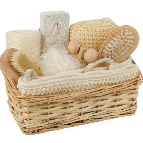 Spa Gift Set/Wicker Basket