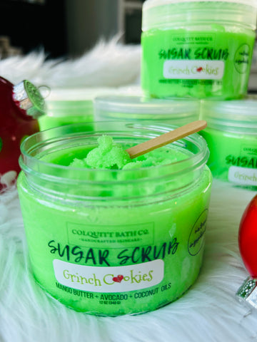 Grinch Cookies Sugar Scrub 12oz