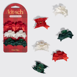 Kitsch Mini Claw Clips 6pc Set - Holiday