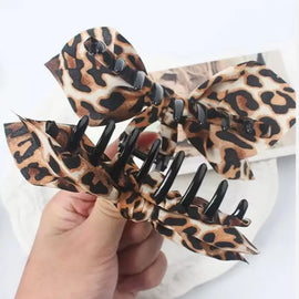 Leopard Boho Vintage Hair Clip