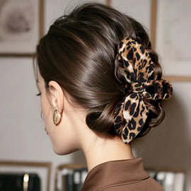 Leopard Boho Vintage Hair Clip