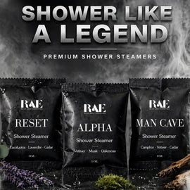 Relax Away Essentials Men's Shower Steamers 6 Pack - Bro - Aromatherapy