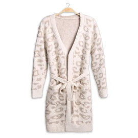 Leopard Print Soft Robe