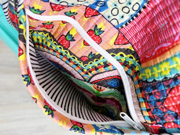 Quilted Cotton Weekender Bag/Festival Print