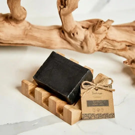 Slanted Wooden Soap Dish