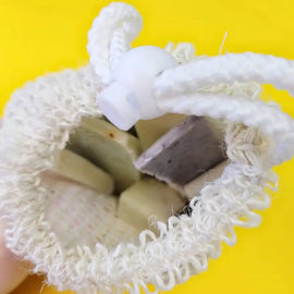 Natural Bubble Bath Bag