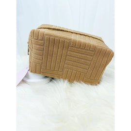 Textured Cosmetic Bag