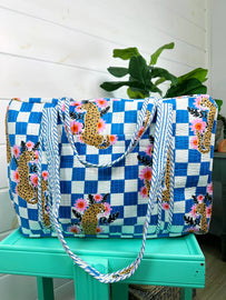 Quilted Jaguar Weekender