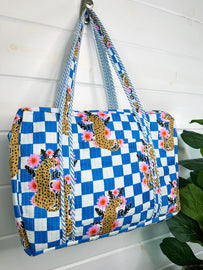 Quilted Jaguar Weekender