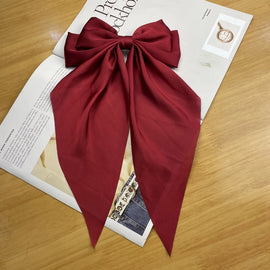 Velvet Bow Clip