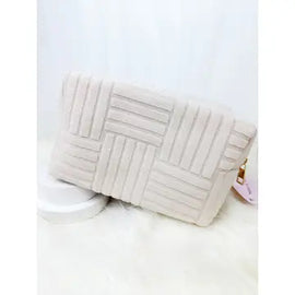 Textured Cosmetic Bag