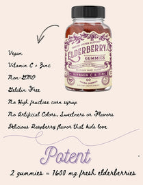Roots & Leaves Elderberry Gummies