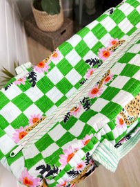 Quilted Jaguar Weekender