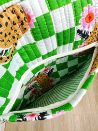 Quilted Jaguar Weekender