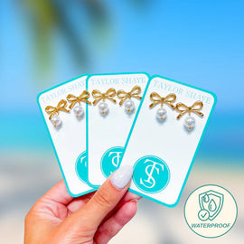 Taylor Shaye Kaylie Bow Drop Earrings