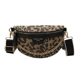 Leopard Print Fanny Belt Bag