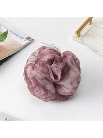 Leopard Mesh Shower Pouf