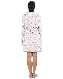 Leopard Plush Robe