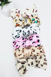Leopard Print Spa Headband