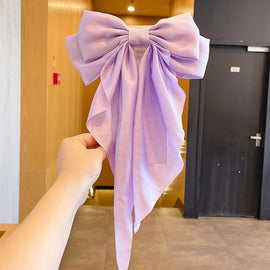 Satin Bow Hairclip