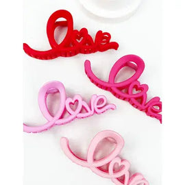 LOVE Hair Claw Clip