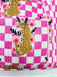 Quilted Jaguar Weekender