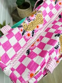 Quilted Jaguar Weekender