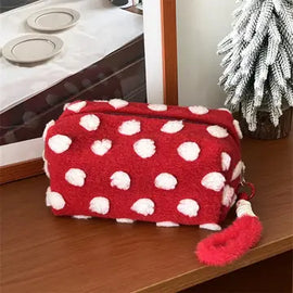 Red & White Travel Bag