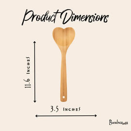 Heart Wooden Serving Spoon