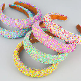 Ice Cream Sprinkle Headband