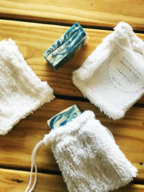 Shaggie Chenille Soap Sacks