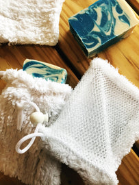 Shaggie Chenille Soap Sacks