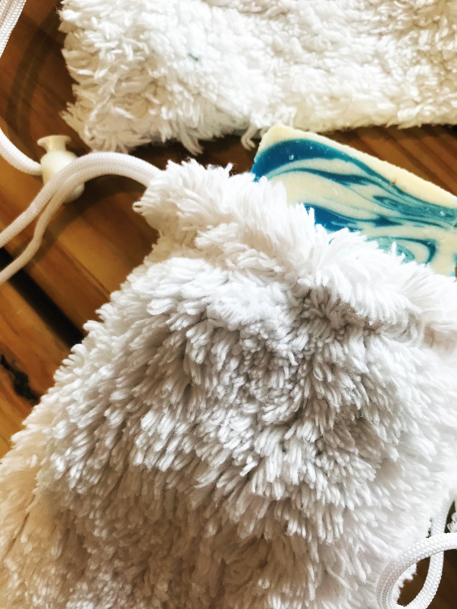 Shaggie Chenille Soap Sacks