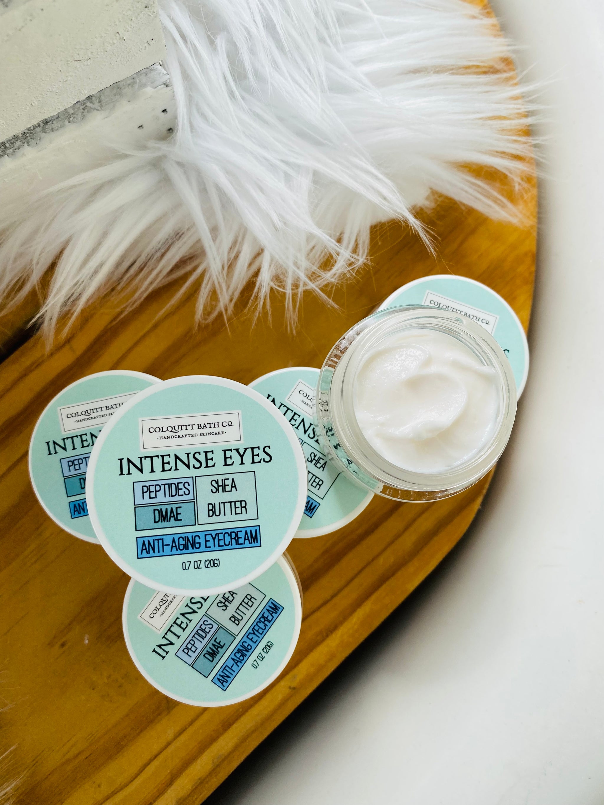 Intense Eyes Peptide Yogurt Cream 1/2 oz – Colquitt Bath Co.